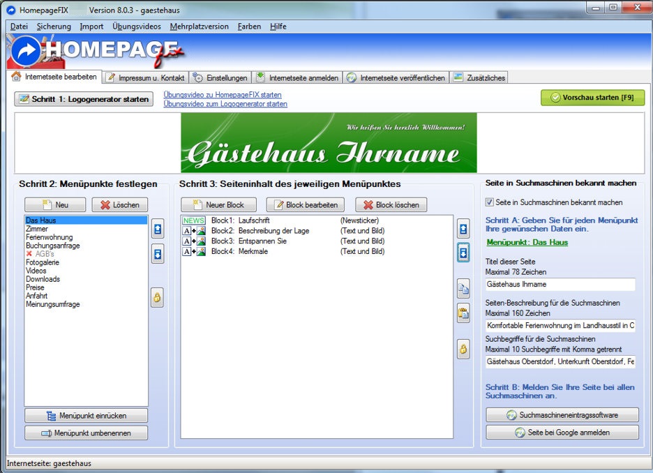 Suche Jemanden Der Mir Eine Homepage Erstellen Kann Eine eigene Homepage erstellen ohne viel Arbeit